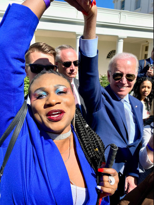 Lachi and Joe Biden
