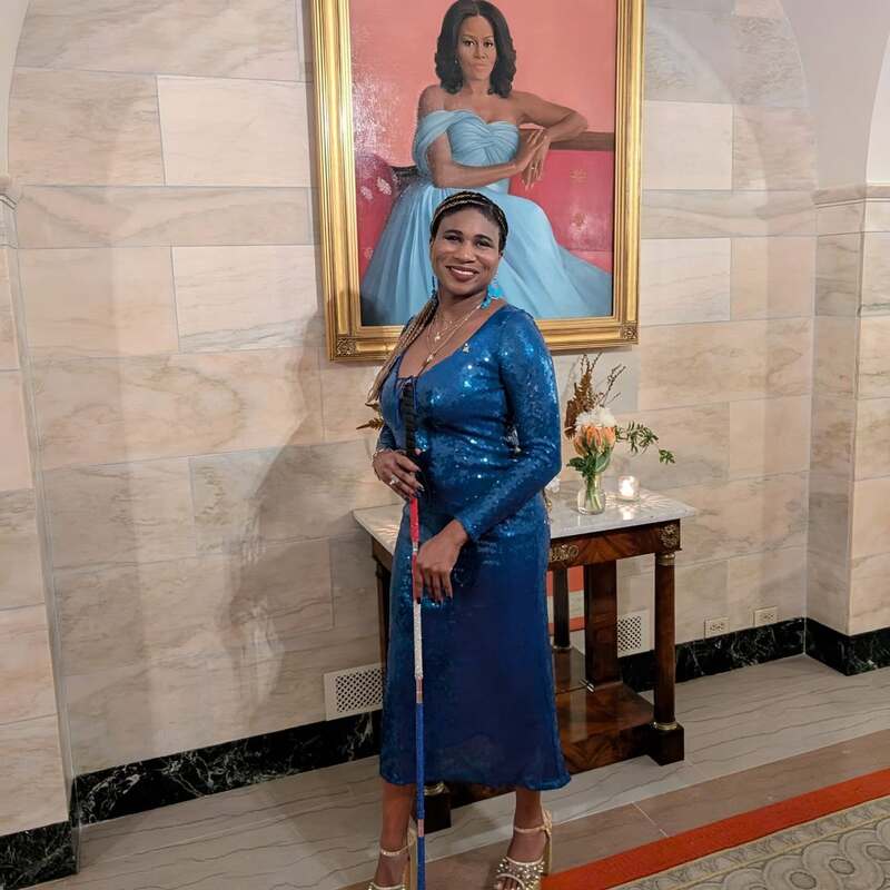 Lachi at white house
